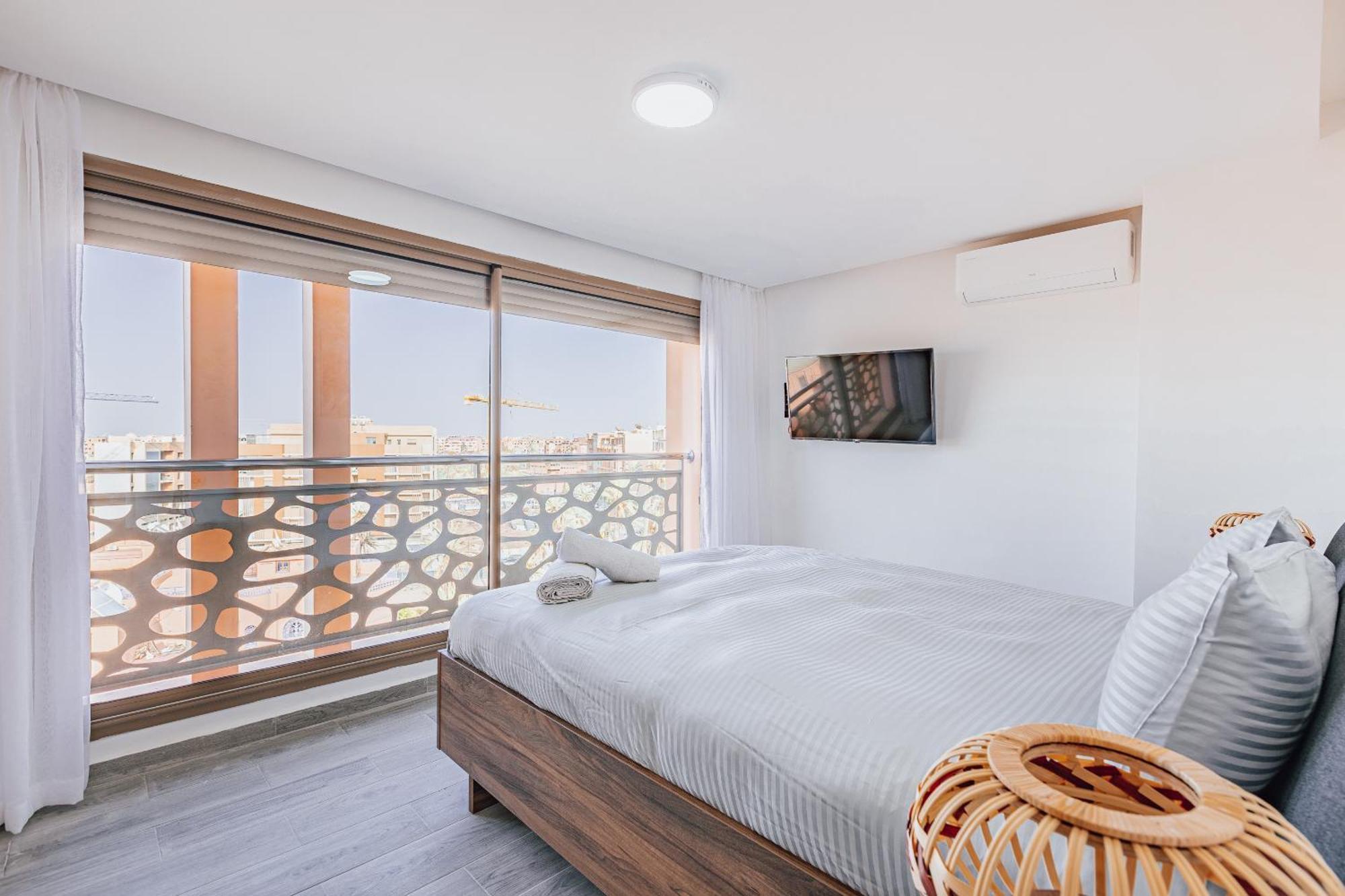 Migdal Gueliz Apart Hotel マラケシュ エクステリア 写真